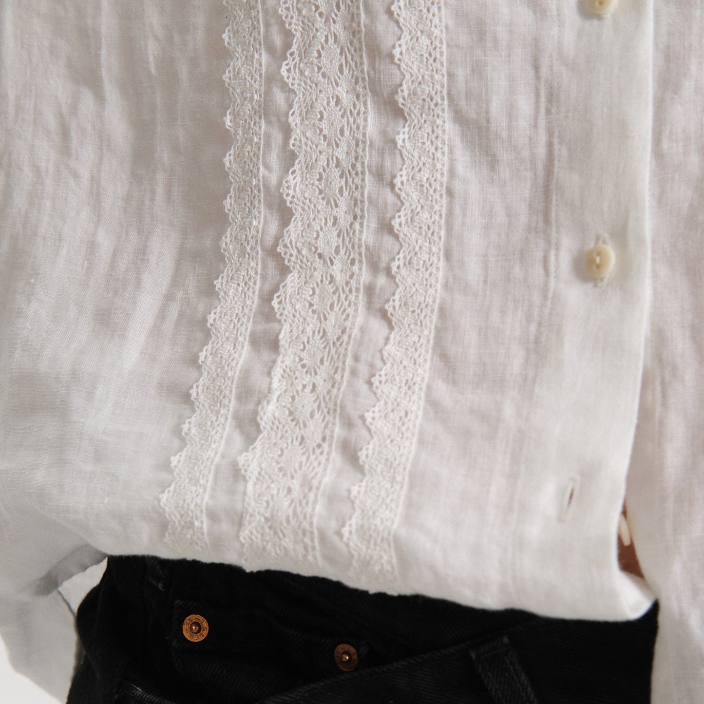 Organic Linen Shirt for Women, Relaxed Fit Summer Linen Top