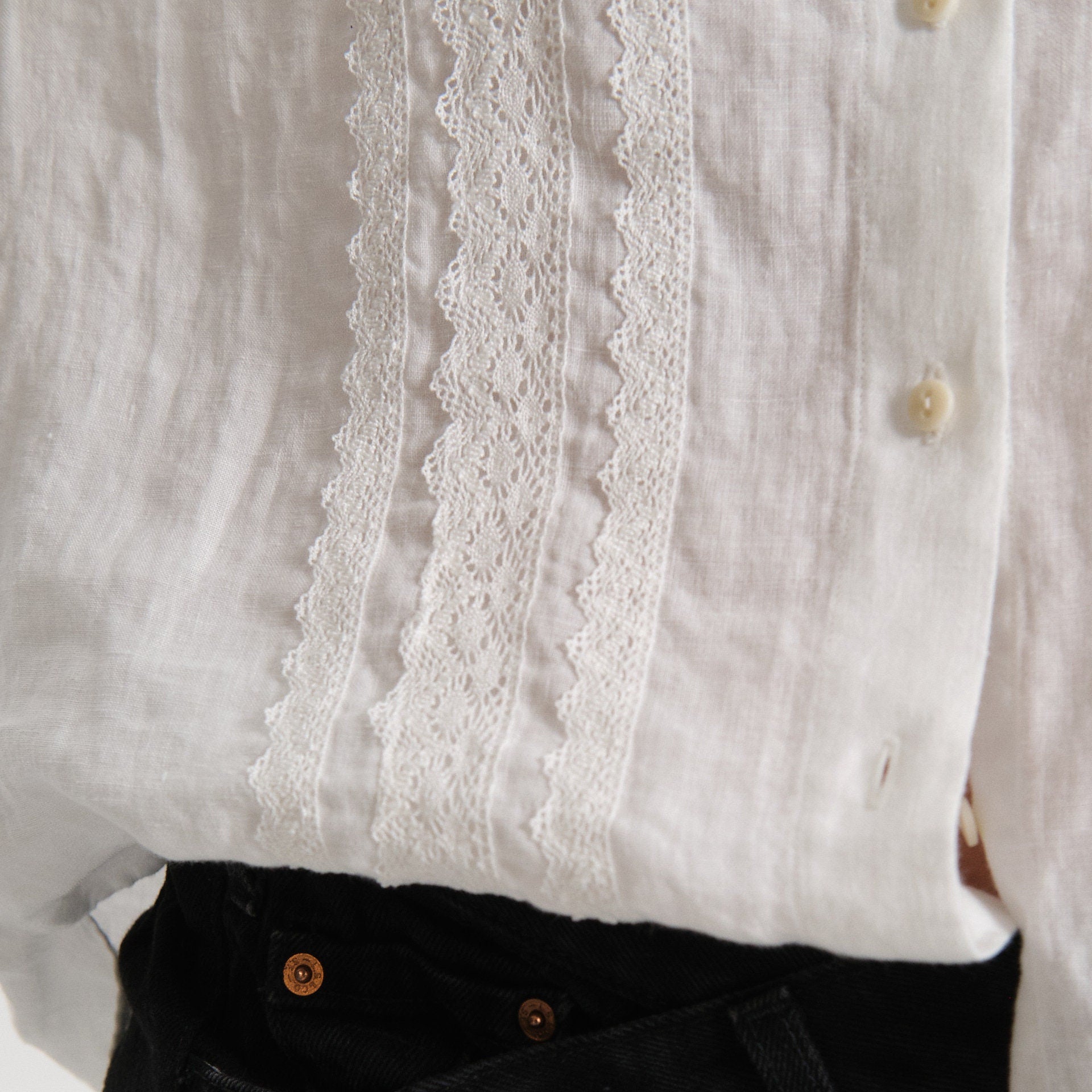 Organic Linen Shirt for Women, Relaxed Fit Summer Linen Top